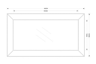 Зеркало прямоугольное 4 (превью)