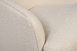 Кресло поворотное букле бежевое