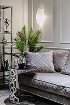 Подсвечник керамический серебристый 3 (превью)