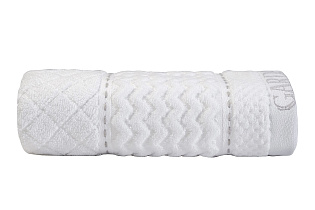 Полотенце «Наполи» 70*140 белое 2 (превью)