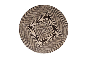 Столик журнальный Zebrano круглый