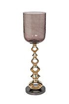 Подсвечник напольный стеклянный