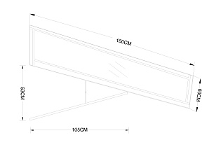 Зеркало прямоугольное