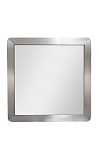 Зеркало настенное в раме матовый никель