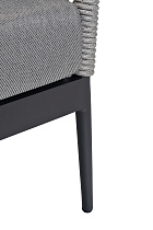 Кресло уличное "Марра" темно-серое