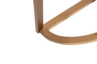 Консоль Жемчужно-Белый (Pearl White) белая/матовое золото