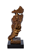 Статуэтка «Молчание» золото 1 (превью)