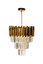 Люстра с кристаллами (золото) 1 (превью)