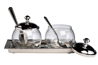 Набор из 2х емкостей для хранения стекло/нерж.сталь 2 (превью)