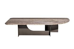 Стол журнальный Арка (Arco) травертин прямоугольный