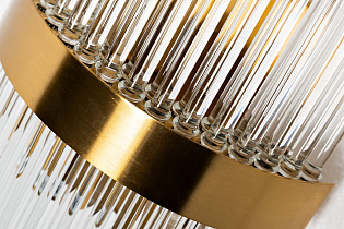 Бра стеклянное (латунь)