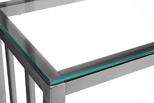 Консоль прозрачное стекло/хром 3 (превью)