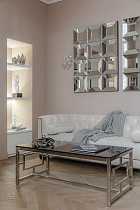 Стол журнальный стеклянный прямоугольный