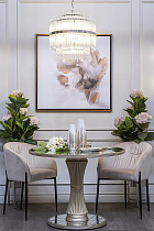 Люстра из стекла (хром) 4 (превью)