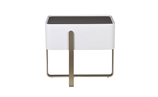 Тумбочка светлая с металлическим каркасом 1 (превью)