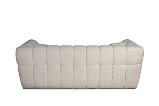 Диван Prato двухместный букле белый