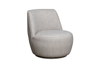 Кресло Риволи(Rivoli) вращающееся светло-бежевая рогожка