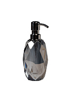 Диспенсер для мыла стеклянный дымчатый 50мл