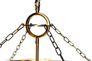 Люстра TIARA круглая латунь/стекло прозрачное 3 (превью)