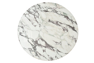 Стол барный круглый Marmoreal White