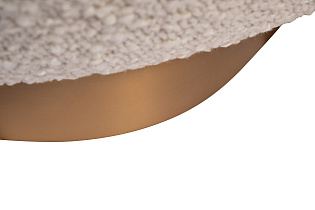 Кресло без подлокотников букле бежевое