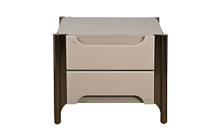 Тумбочка Гримальди (Grimaldi) светлая с 2мя ящиками 1 (превью)