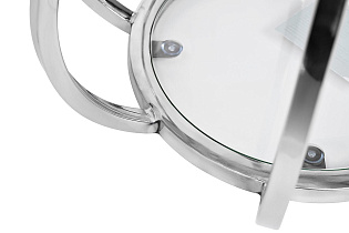 Столик журнальный круглый серебряный 3 (превью)