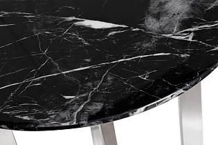 Столик журнальный Черный (Nero) черный/хром