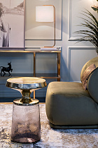 Столик журнальный Луксор (Luxor) золотой