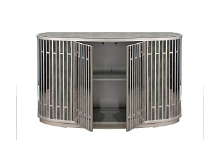 Комод зеркальный двухдверный