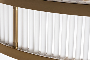 Люстра Анкона (Ancona) круглая стекло прозрачное/бронза