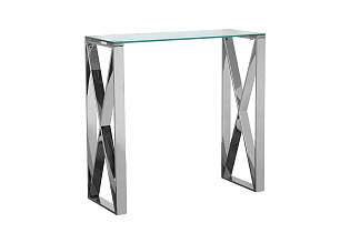 Консоль прозрачное стекло/хром 2 (превью)