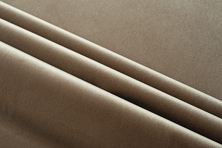 Ткань портьерная/мебельная ВЕЛЮР (VELVET) серо-бежевая