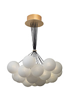 Светильник подвесной Globo матовое стекло/золото 1 (превью)