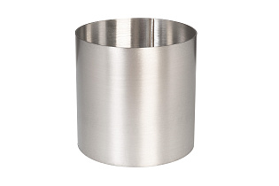 Ваза металлическая матовый никель