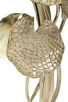 Зеркало декоративное «Флора» в золотой раме 2 (превью)