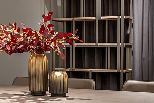 Ваза декоративная стеклянная золотая 4 (превью)